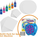 Spin Art Machine Variable Speed, Battery Operated Spinner - Paint Spinner with Splatter Guard, Washable Paint, Spin Art Kit, Art Design Card, Stem Toys, Kid Arts and Crafts, Girls Boys by TinyTreasures Baby Boutique