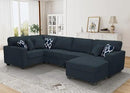 L Lengend Vansen Modular Sectional Sofa U Shaped Couch with Ottoman Modern Reversible Corner Sectional Couch for Living Room (Charcoal, U Shaped Sofa-1) by CozyNest Decor
