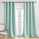 NICETOWN Blackout Curtains for Living Room - Functional Blackout Curtains/Panels for Bedroom, Window Decoration, Privacy Assured (Set of 2, 52 x 95 inches in Aqua Blue) by TinyTreasures Baby Boutique