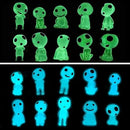 20Pcs Glow in The Dark Tree Elves, Fairy Garden Accessories, Mini Luminous Ghost Gnomes, Miniature Landscape Decorations, Lawn Yard Patio Plant Decor, Terrarium Kit, Gift by GreenHaven Gardens