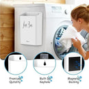 Sealegend Magnetic Lint Bin for Laundry Room with Dryer Lint Brush, Wall Mounted Trash Can Space-Saving Laundry Organization and Storage, White by CozyNest Decor
