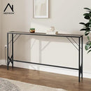 63'' Console Table, Skinny Entryway Table with Fast-Charging Station, Narrow Long Sofa Table, Behind Slim Couch Table for Entrance, Hallway, Living Room Decor ST-GY160-1 by CozyNest Decor