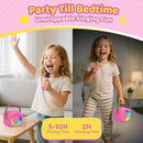 Karaoke Machine for Kids, Toys for 3-12 Years Old Girls Gifts, Kids Karaoke Microphone Machine Toy, Best Fun Christmas Birthday Gifts for 5 6 7 8 9 10 11 Years Teens Girl Boys Rose 2 Mic by TinyTreasures Baby Boutique