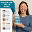 Steam & Go Demineralized Water - Multisurface Cleaner, PVC-Free Ready-to-Use for Mops & Floor Steamers - Ideal for Kitchen, Bathroom, & Home Surfaces - Clean Ocean Scent - 32oz (Pack of 1) by TinyTreasures Baby Boutique