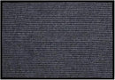 Fani Heavy Duty Large Grey Striped Floor Door Mat - Waterproof Low Profile Home Rug with Anti-Skid Rubber Back (Gray, 23" x 35") by GreenHaven Gardens
