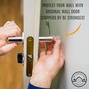Door Stoppers Wall Protector [16 Pack] Wall Door Stop Small Size | Rubber Door Bumpers Small Size | Self Adhesive Door Stopper | Shower Door Bumpers | Clear Stick on Headboard Stoppers Rubber Bumpers by TinyTreasures Baby Boutique