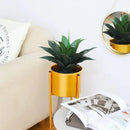 JUSTOYOU 14" Large Artificial Succulent Faux Agave Plant in Pot, Fake Potted Desk Plant Realistic Greenery Artificial Plants for Indoor Office Home Decor Bathroom Kitchen Shelf (Dark Green) by GreenHaven Gardens
