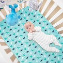 Mini Crib Sheets Set, 4 Pack - Portable Sheets (38" X 24") | Multiuse for Pack n Play, Playard, Playpen, Crib - Dinosaurs by TinyTreasures Baby Boutique