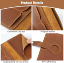 Jack&Chris Genuine Leather Passport Holder For Travel, RFID Blocking Handmade Passport Holder with Card Case Organized & Safe, Quality Travel Essentials for Women and Men for Gifting, Light Brown by TinyTreasures Baby Boutique