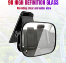 Car Interior Rearview Baby Mirror, Universal Wide Angle Convex Mirrors Clip On Mirror for Infant Toddler Child Backseat, 360° Freely Adjustable. (Black) by TinyTreasures Baby Boutique