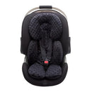 Pro Goleem Infant Car Seat Insert, Babybody Support for Toddler, Soft Minky Preemie Car Seat Insert, 2-in-1 Reversible, Perfect for Carseats, Strollers, Swings, Black by TinyTreasures Baby Boutique