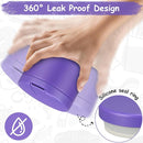 12oz Insulated Vacuum Food Jar with Buckle Lid Wide Mouth Soup Thermo for Hot Food Kids Leakproof Stainless Steel Lunch Container (Purple, 12OZ) by TinyTreasures Baby Boutique