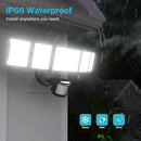 Olafus 100W Motion Sensor Outdoor Lights, 10000LM 2 Pack Motion Sensor Flood Light, Dusk to Dawn Outdoor Lighting, IP65 Waterproof Motion Detector Lights for Outside, Black by GreenHaven Gardens