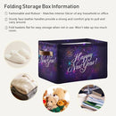 Storage Basket Happy New Year Cube Storage Bins Organizer Bag Collapsible Closet Shelf Baskets with handle for Baby Cloth Pet Toy Book 14.2×10.2×8.3 IN by TinyTreasures Baby Boutique