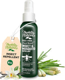 Deet-Free Insect & Mosquito Repellent 8oz – Nice Smelling Insect Repellent with Lemongrass Oil Safe for Pets and Kids – Bug Spray Against Mosquitoes, Gnats, Black Flies, No-See-ums, and Other Insect by TinyTreasures Baby Boutique