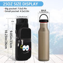 25/32/40/64oz Water Bottle Bag Holder Carrier-Insulated Crossbody Sling Case Sleeve with Strap & Pockets for Men Women Gym Cycling Travel Walking Hiking Camping by TinyTreasures Baby Boutique
