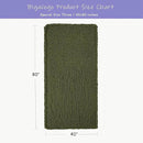 Bigacogo Chunky Knit Throw Blanket for Couch, 40x80 inches, 100% Hand Knitted with Thick Jumbo Chenille Yarn, Cozy Soft Large Rope Knot Cable Crochet Blankets for Sofa Bed Living Room, Yellow Green by CozyNest Decor
