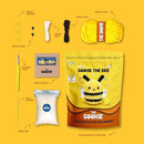 THE GOOKIE Amigurumi Crochet Kit for Beginners – DIY Crochet Kit with Yarn, Hook, Eyes & Stuffing – Easy Starter Set with Video Tutorials – Cute Plush Toy Craft Gift for Kids, Teens & Adults (Bee) by TinyTreasures Baby Boutique