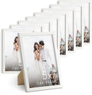 HAUS AND HUES Standalone White Oak Frames Set of 9-5x7 by CozyNest Decor
