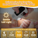 Electric Nail Clipper, Electric Baby Nail Clipper with LED Light and Nail Clip Storage, USB Rechargeable Safety Fingernail Trimmer for Baby, Kids, Seniors by TinyTreasures Baby Boutique