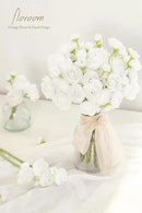Floroom Ranunculus Artificial Flowers 18 Pcs White Faux Silk Mini Ranunculus Bulk Fake Wedding Filler Flowers for DIY Bouquets, Centerpieces, Bridal Shower Decorations & Arrangements by CozyNest Decor