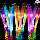 OceanWings Glow Fiber Optic Wands,Halloween Glow Sticks Bulk Party Pack,Glow in the dark Party Supplies Favor Flashing Light Up Sticks for Birthday Holiday Party Wedding Halloween Christmas(72) by TinyTreasures Baby Boutique