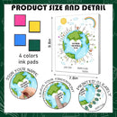 SHLINCO Teacher gift, thank you female teacher, creative fingerprint art souvenir, year-end gift, student DIY creativity, suitable for desktop ornaments by TinyTreasures Baby Boutique