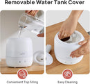 2L Cool Mist Humidifier for Bedroom with 360° Adjustable Nozzle, High and Low Mist Levels, Ultra-Low Noise, Light-Off, No BPA, Auto Shut Off, Ideal Baby Humidifier with Easy Top Filling by TinyTreasures Baby Boutique