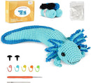 MOREJMTT Crochet Kit for Beginners, Crochet Animal Kits,Crocheting Kit for Starters, Learn to Crochet with Step-by-Step Video Tutorials, Beginner Crochet Kit for Adults(1 Pack Axolotl) by TinyTreasures Baby Boutique