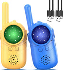 Walkie Talkies for Kids Rechargeable, 3 4 5 Year Old Boy Girl Gifts, 2 Pack Birthday Gifts for 3 4 5 6 7 8 Year Old Boys, Toddler Toys for Indoor Outdoor Games by TinyTreasures Baby Boutique