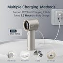 JISULIFE Handheld Fan Pro Series - Extreme Cooling Output: 1-100 Speed Scroll Wheel, Metal Body, Digital Display, 1.5H Fast Charge, 5000mAh-Portable Fan for Travel Outdoor, Gifts for Women Men(Brown) by TinyTreasures Baby Boutique