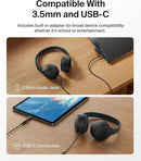 Belkin SoundForm Mini Kids Wired Headphones w/USB C to 3.5mm Dongle, Built-in Mic & Fun Stickers, 85dB Max Volume – for Online Learning, Travel, Compatible w/iPhone 16, iPad, Galaxy S25, etc - Black by TinyTreasures Baby Boutique