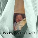 Peekaboo Nursing Cover Up for Breastfeeding - Breathable Knit - Soft Organic Cotton & Cashmere Breast Feeding Poncho for Women - Privacy Feature - Includes Mesh Laundry Bag (Sage) by TinyTreasures Baby Boutique