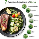 Gourmet Herbs Seed Pod Kit for AeroGarden, iDoo, Ahopegarden, MUFGA Hydroponics Garden with Basil, Parsley, Thyme, Mint, Cilantro, Dill, Oregano - Compatible with All Hydroponics (7-Pod)