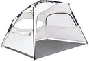 Veer Family Basecamp Recreational Pop-Up Tent | Premium Trail Rated Beach Tent or Camp Shelter for Adults and Kids | Water Resistant UPF50 Protective Coating | Portable with Easy Set Up and Take Down by TinyTreasures Baby Boutique