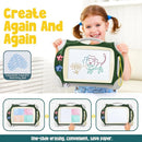 Magnetic Drawing Board, Toddler Toys for Age 1 2 3 Boys Girls, Toddler Drawing Board, Birthday Easter Christmas Halloween Kids Toy Gifts for Boys and Girls by TinyTreasures Baby Boutique