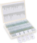 120-Pcs Microscope Slides with Specimens,Pre-Made Glass Slides with Specimens,Educational Microscope Slides and Covers for Young Scientists,Perfect for Biology Class and Experiments by TinyTreasures Baby Boutique