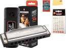 Hohner Special 20 Harmonica - Key of C Bundle with Key Stickers, Plastic Case, Instructional Manual, and Austin Bazaar Polishing Cloth by TinyTreasures Baby Boutique