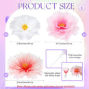 Havawish 3pcs 19.7in Giant Butterfly Flowers Decoration for Wedding Reception, Artificial Gauze Large Flower Butterflies Prop for Wedding Banquet Ceremony Church Party(Flowers) by GreenHaven Gardens