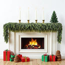 6 ft Christmas Garland, Cedar Garland, Real Touch Cypress Garlands, Green Artificial Greenery Garland for Mantel Indoor Outdoor Christmas Decorations by CozyNest Decor
