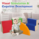 4-Piece Soft PU Leather Toddlers Climbing Toys, Foam Climbing Blocks for Toddlers, Baby Play Set Foam Climb Structures for Toddler 3+, Indoor Crawl Activity Play Gym by TinyTreasures Baby Boutique