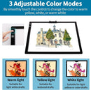 KOBAIBAN Wireless A3 Light Pad with Carry Bag, Foldable Stand, Top Clip, 3 Colors/Stepless/6-level Dimmable Brightness Rechargeable tracing Light Box/Board for Cricut Weeding Vinyl, Diamond Painting by TinyTreasures Baby Boutique