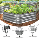 Raised Garden Bed, 3×3×1ft Galvanized Steel Planter Boxes, Heavy Duty Outdoor Raised Garden Bed Planter Kit for Gardening, Rustproof Large Garden Beds for Vegetables, Fruits, Flower Grow by GreenHaven Gardens