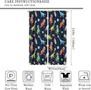 Cartoon Dinosaur Curtains for Kids Boys Girls Home Decor, Astronaut Rocket Funny Outer Space Blackout Rod Pocket Window Drapes for Bedroom Living Room W21xL63in 2 Panels by TinyTreasures Baby Boutique