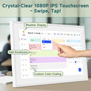 21.5 Inch Smart Digital Calendar – Electronic Chore Chart & Planner with 1920x1080P IPS Touchscreen, Weekly/Monthly Family Organizer for Wall or Desk, White 2025 New Version by TinyTreasures Baby Boutique