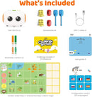 Upgraded Talebot Pro Coding Robot for Kids Aged 3-5, Education & Learning Toys for Toddlers to Learn Early Programming, Screen-Free STEM Robotics for Classroom Pre-k Kids Homeschool by TinyTreasures Baby Boutique