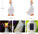 Goodeco Porch Goose Statue with Butterfly - Outdoor Garden Goose Decor for Yard, Unique Gifts for Mom & Garden Lovers (Off White) by CozyNest Decor
