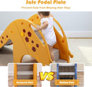 BABY JOY Toddler Slide, Kids Large Slide Play Climber Set with Long Slipping Slope, Basketball Hoop and Ball, Enclosed Steps, Easy Assemble Indoor Outdoor Backyard Freestanding Slides for Kids Age 1-8 by TinyTreasures Baby Boutique