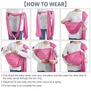 CUBY Water Baby Sling Carrier Lightweight Breathable Mesh Baby Wraps Carrier Adjustable Ring Sling Quick-Drying Baby Carriers Sling for Newborn Toddler Summer Swimming Pool Beach (Pink) by TinyTreasures Baby Boutique