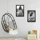 VCK Poster Frame 11x17 Set of 3, Wood Black Picture Frame, Wall Gallery Photo Frames, 3 Pack by CozyNest Decor